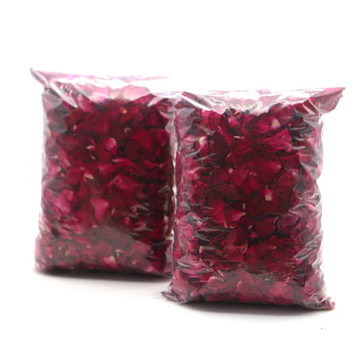 0093 250/500g Rose Petal Bath – Natural Flower Soak for Foot Bath, Bubble Bath & Spa Relaxation