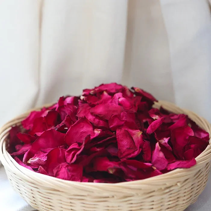 0093 250/500g Rose Petal Bath – Natural Flower Soak for Foot Bath, Bubble Bath & Spa Relaxation