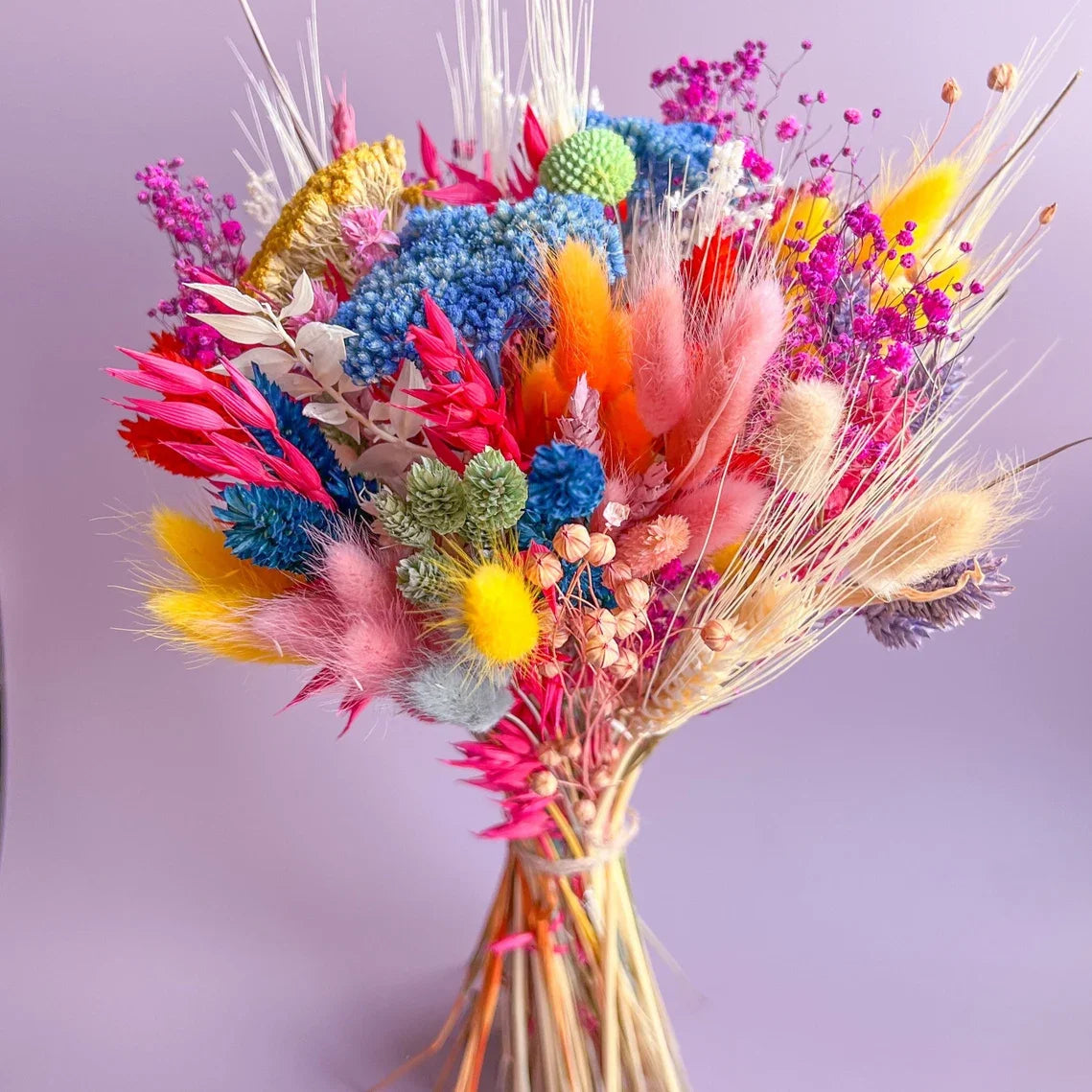 0076 Dried Artificial Flowers Pink Rose Pampas for Wedding Bridal Bouquet Head Table Florals Natural Gypsophila Valentine's Day Gifts