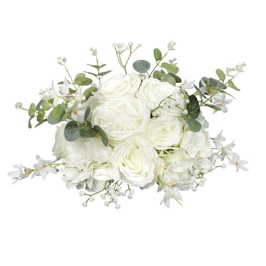 0092 Artificial Flower Ball – Wedding Stage, Geometric Frame & Table Decoration with European Roses