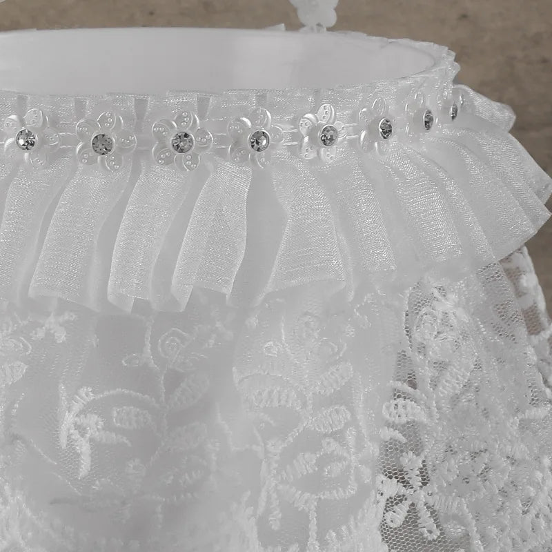 0069 Creative Handmade Wedding Flower Girl Basket Bride Decorative Basket Bridesmaid Ceremony Handbag Floral Toss Basket